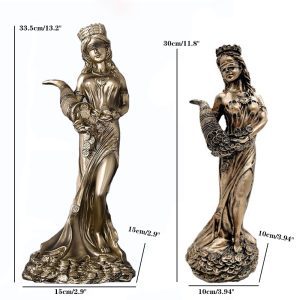 Hiszpańska Bogini Szczęścia I Fortuny - Figurka Z Żywicy