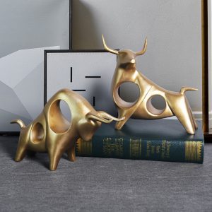 Figurka Abstrakcyjna Byka Z Żywicy