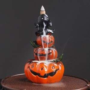 Halloween - Dynia Kadzidło Z Przepływem Zwrotnym - Żywica