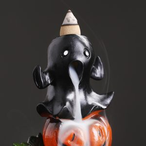 Halloween - Dynia Kadzidło Z Przepływem Zwrotnym - Żywica