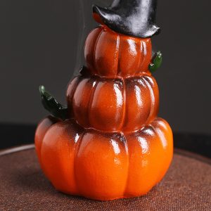 Halloween - Dynia Kadzidło Z Przepływem Zwrotnym - Żywica
