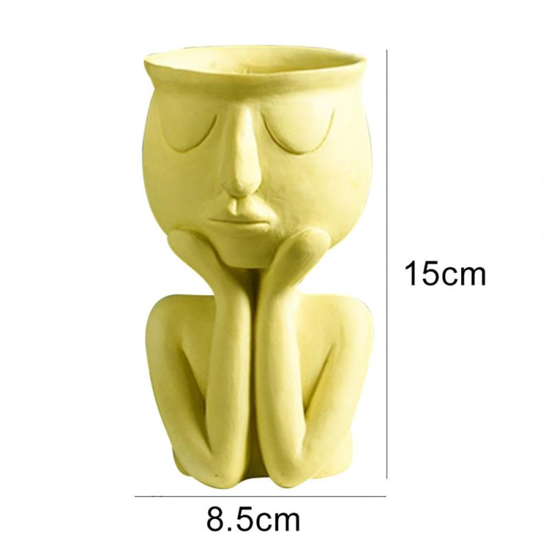 Wazon Ceramiczny "Ludzka Myśl" - Łączący Naturę I Sztukę