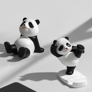 Żywiczna Panda Stojak Do Telefonu - Styl i Komfort w Jednym