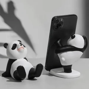 Żywiczna Panda Stojak Do Telefonu - Styl i Komfort w Jednym
