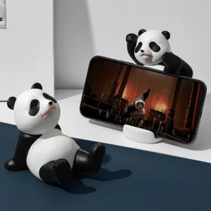 Żywiczna Panda Stojak Do Telefonu - Styl i Komfort w Jednym