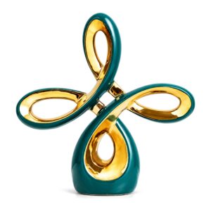 Abstrakcyjne Figury Nordic - Nowoczesne Dekoracje - Small Golden Green A