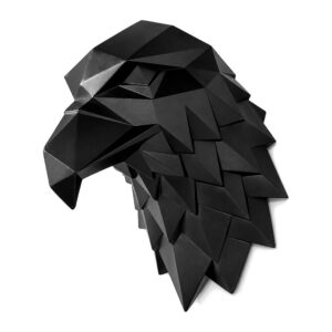 Trójwymiarowa Głowa Orła W Stylu Nordyckim - Eagle Statue 4