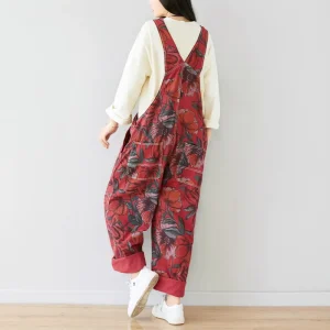 Jeansowe Ogrodniczki Damskie - Boyfriend Fit, Casual Look