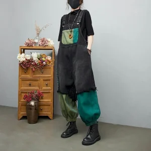 Damskie ogrodniczki jeansowe – stylowy  wybór w stylu Casual Vintage