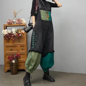 Damskie ogrodniczki jeansowe – stylowy  wybór w stylu Casual Vintage