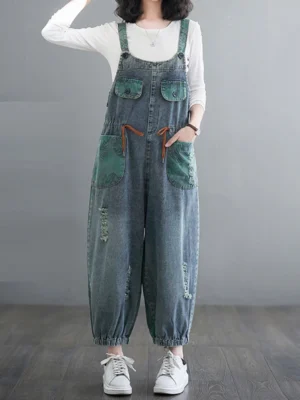 Vintage Jeans High Waist – Niebieskie Spodnie dla Stylowych Kobiet