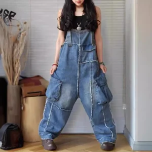 Stylowe Spodnie Damskie z Frędzlami – Vintage Look