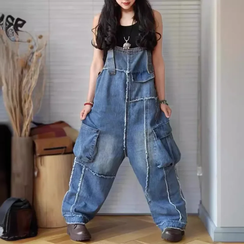 Stylowe Spodnie Damskie z Frędzlami – Vintage Look