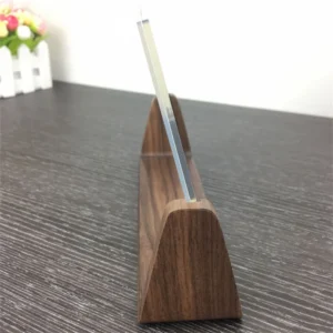 Ramka na zdjęcia akrylowa, drewniana, na biurko