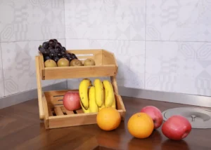 Koszyk na owoce i pieczywo bambusowy