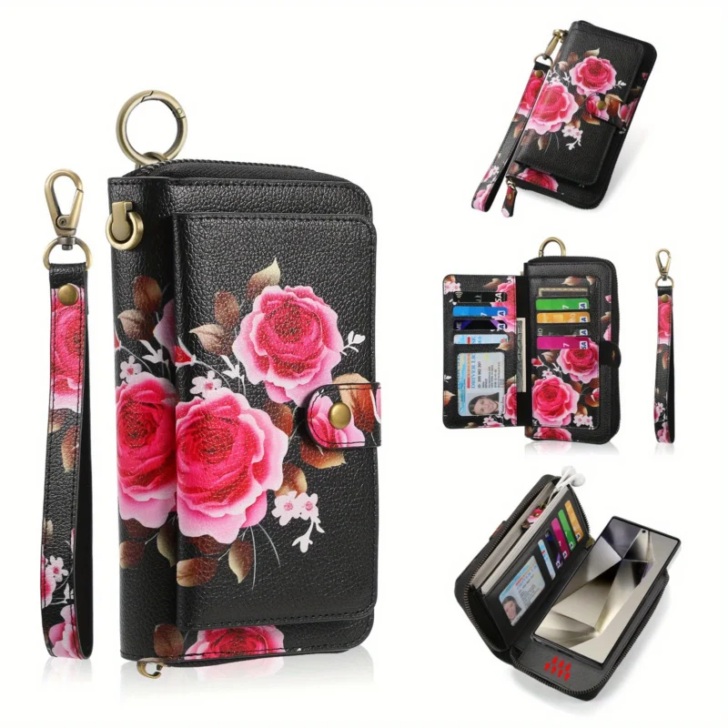 Etui na telefon z portfelem na karty