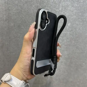 Etui na telefon z paskiem, skórzane, do iPhone