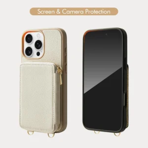 Etui do iPhone z rozpinanym portfelem na karty - ujęcie produktu