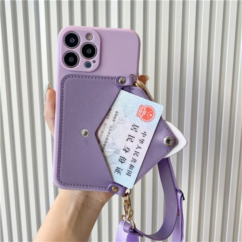 Etui na telefon z paskiem, z uchwytem, do iPhone