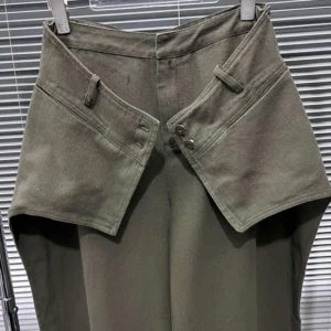 Jeansy damskie straight leg patchworkowe