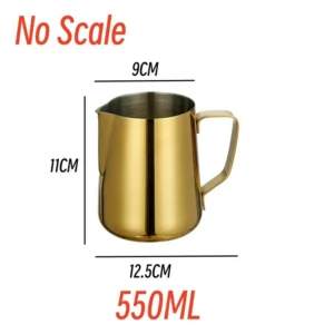 Dzbanek do spieniania mleka ze stali nierdzewnej, 900 ml