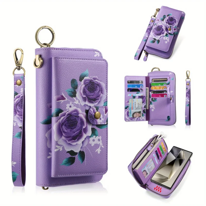Etui na telefon z portfelem na karty
