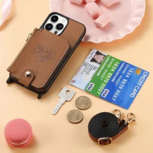 Etui na telefon z portfelem na karty, do iPhone
