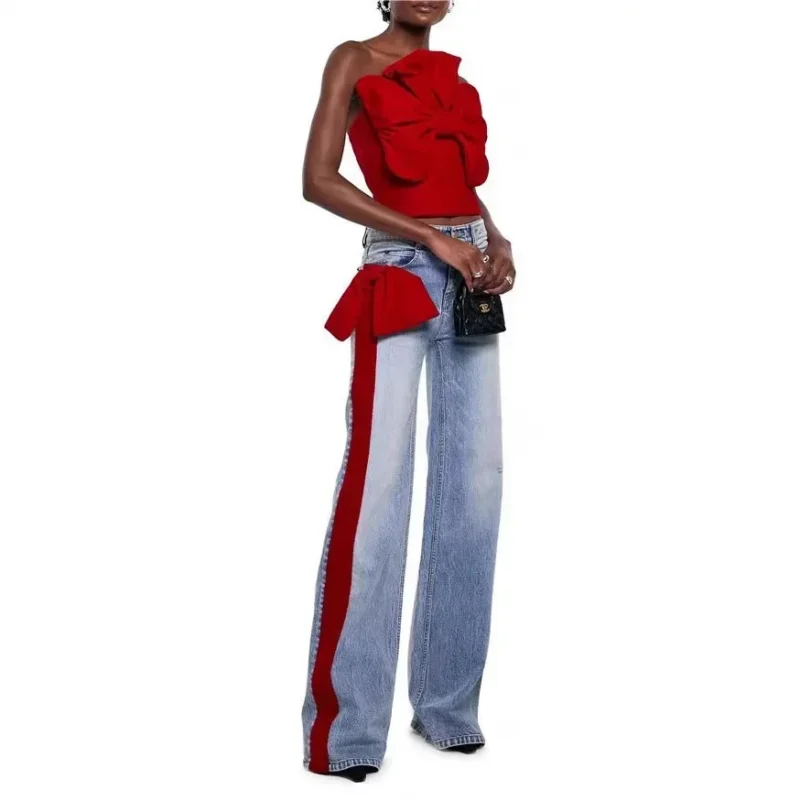 Jeansy damskie slim fit