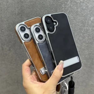 Etui na telefon z paskiem, skórzane, do iPhone