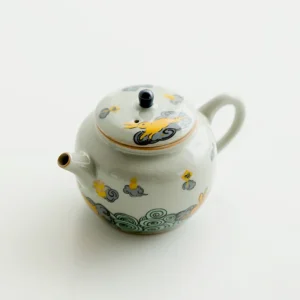Zestaw do parzenia herbaty Kung Fu, porcelanowy, z czajnikiem