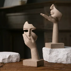 Nordycka figurka abstrakcyjna Myśliciel