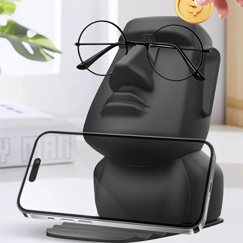 Figurka stojak na okulary i telefon
