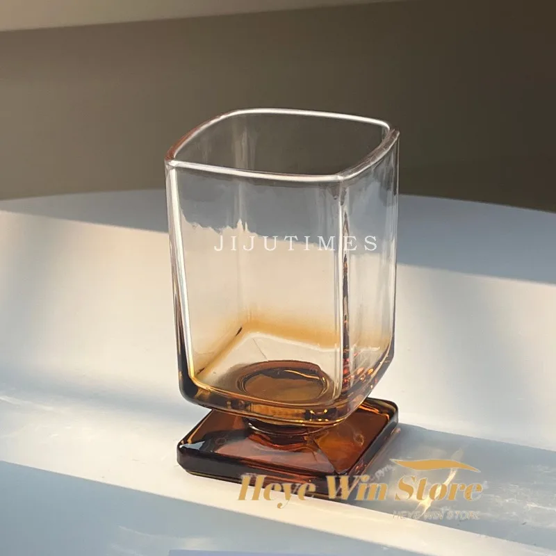 Kieliszek do whisky i soku gradientowy, w stylu vintage