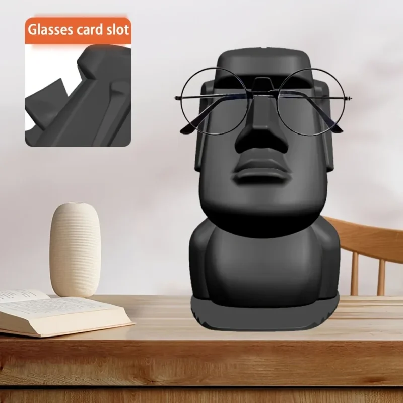 Figurka stojak na okulary i telefon