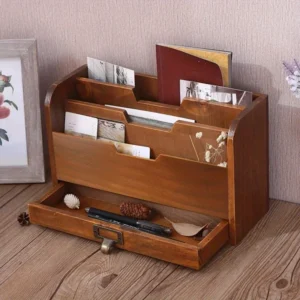 Organizer na dokumenty z kilkoma pionowymi przegrodami - ujęcie produktu