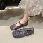 Sandały damskie na koturnie, antypoślizgowe