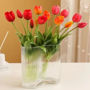 Tulipany dekoracyjne z łodygami do kompozycji w wazonie - ujęcie produktu