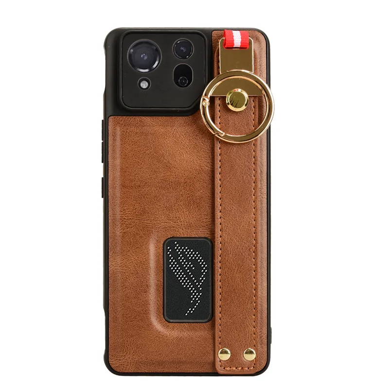 Etui na telefon z uchwytem, skórzane, do ASUS ROG Phone