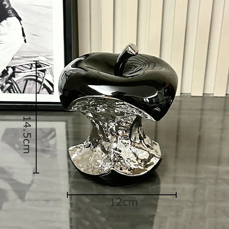 Statuetka jabłko dekoracyjne ceramiczna