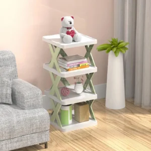 Wielopoziomowy stojak na buty ze skrzyżowanymi bokami - ujęcie produktu
