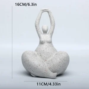 Figurka kobieta z piaskowca dekoracyjna
