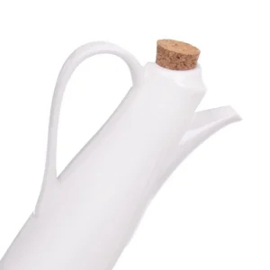 Porcelanowy zestaw przyprawników ze stojakiem 5 el.
