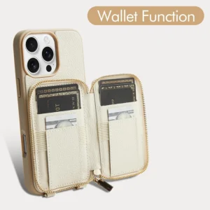 Etui do iPhone z rozpinanym portfelem na karty - ujęcie produktu
