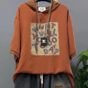 Jeansy damskie plus size, z nadrukiem, w stylu retro