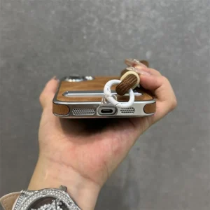 Etui na telefon z paskiem, skórzane, do iPhone