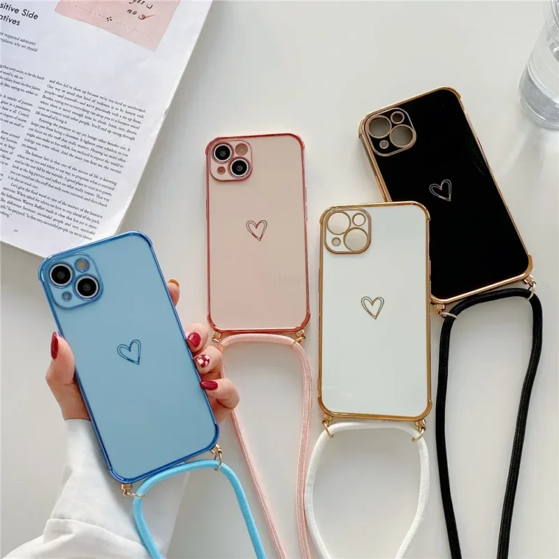 Etui na telefon z paskiem, do iPhone