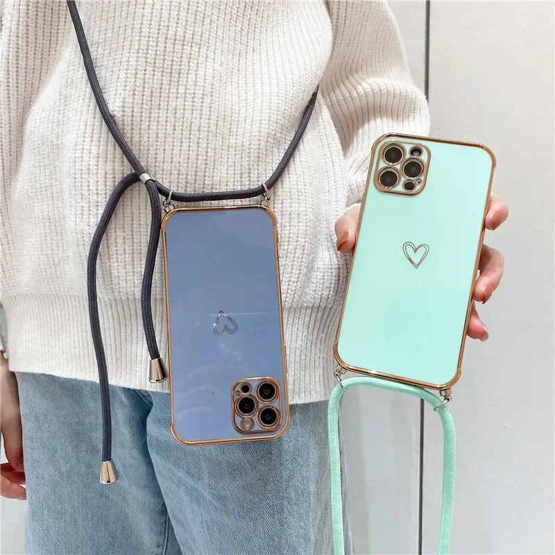 Etui na telefon z paskiem, do iPhone