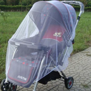 Moskitiera do wózka z pełną siatkową osłoną siedziska - ujęcie produktu