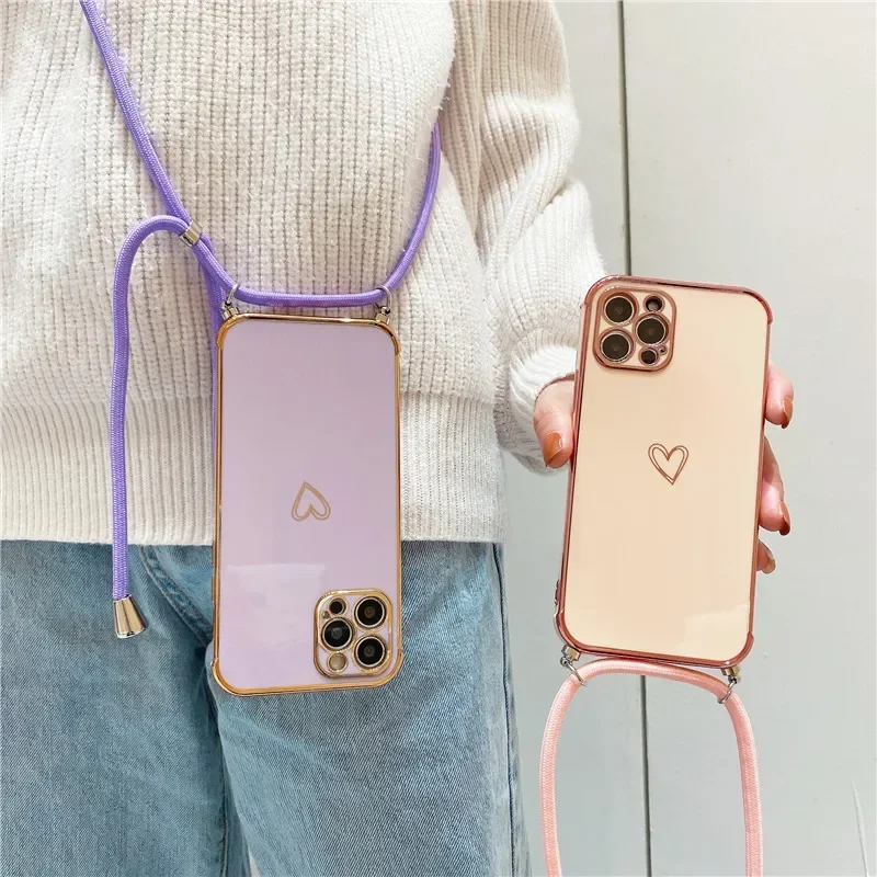 Etui na telefon z paskiem, do iPhone