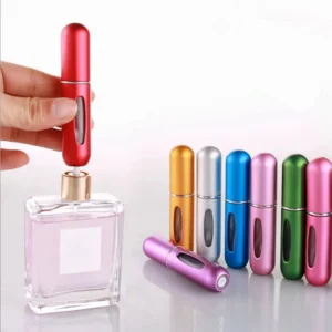 Atomizer podróżny na perfumy z okienkiem poziomu płynu - ujęcie produktu